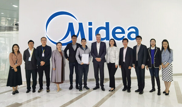 博鱼·体育美的（Midea）洗碗机荣获全球洗碗机行业首个Matter产品认证证书(图1)