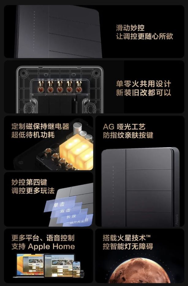 博鱼·体育官方网站登录入口Aqara 卡农智能开关 Z1 Pro 开启预售：主打(图4)